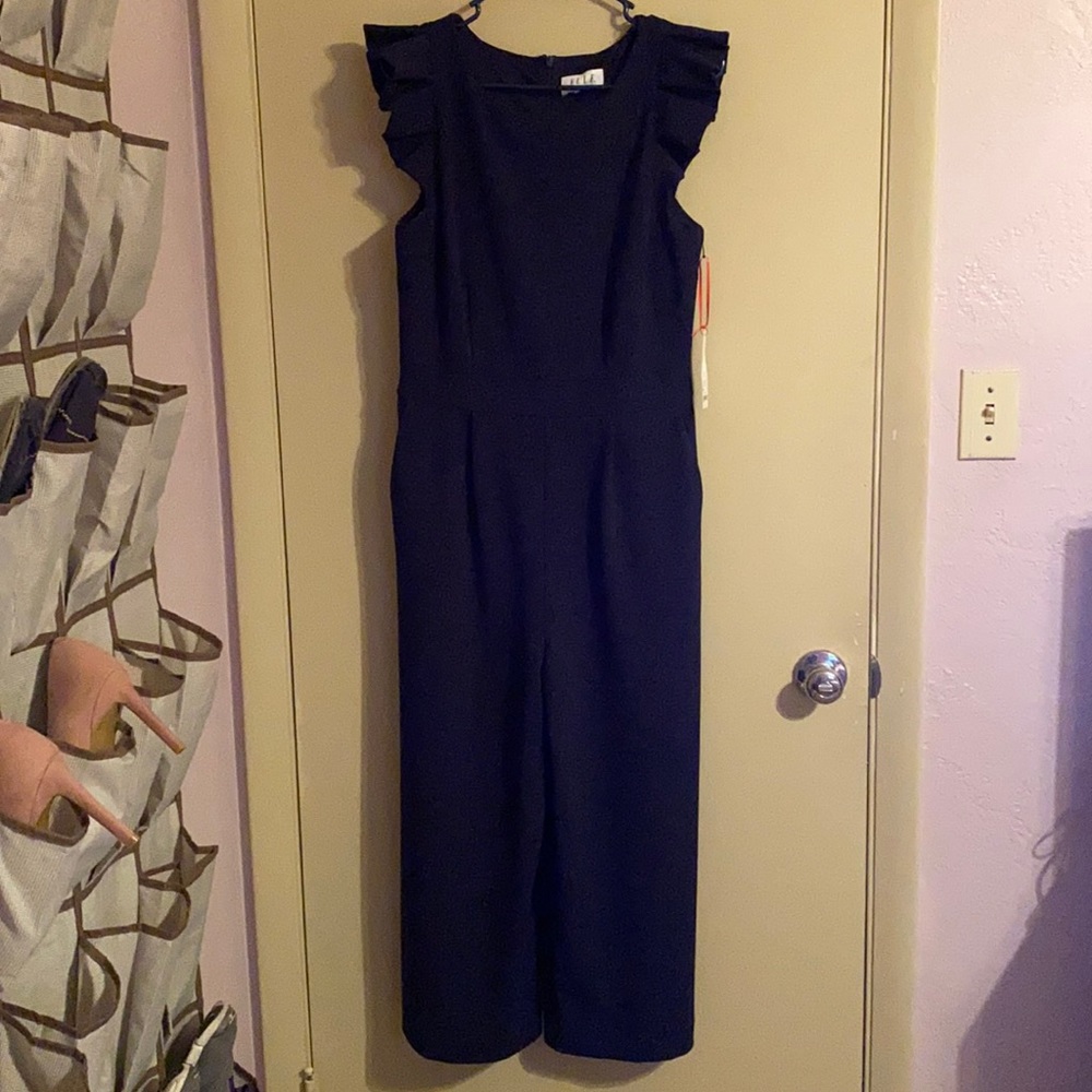 ELLE Navy Jumpsuit - Size M